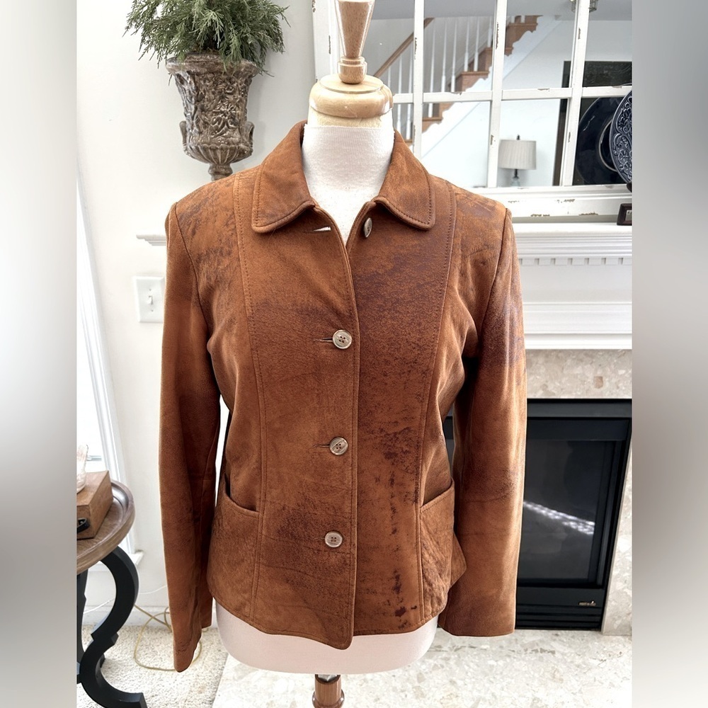 Remy Leather Naturally Distressed Western Vintage Jacket - Picture 2 of 9